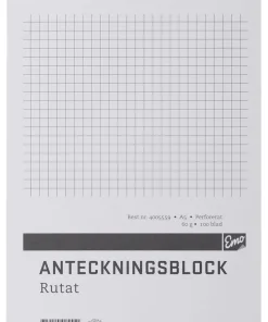 Klammerblock A5 rutad