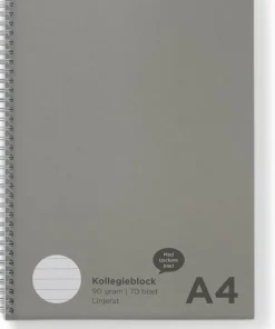 Kollegieblock A4 linjerat