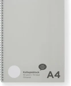 Kollegieblock A4 olinjerat