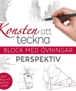 Konsten att teckna : block med övningar - perspektiv