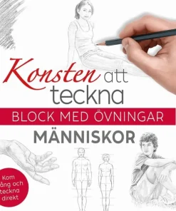 Konsten att teckna : block med övningar - människor