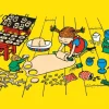 Kort Pippi Långstrump bakar