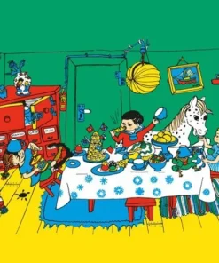 Kort Pippi Långstrump kalas