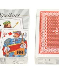 Kortlek 100% plast svenska figurer
