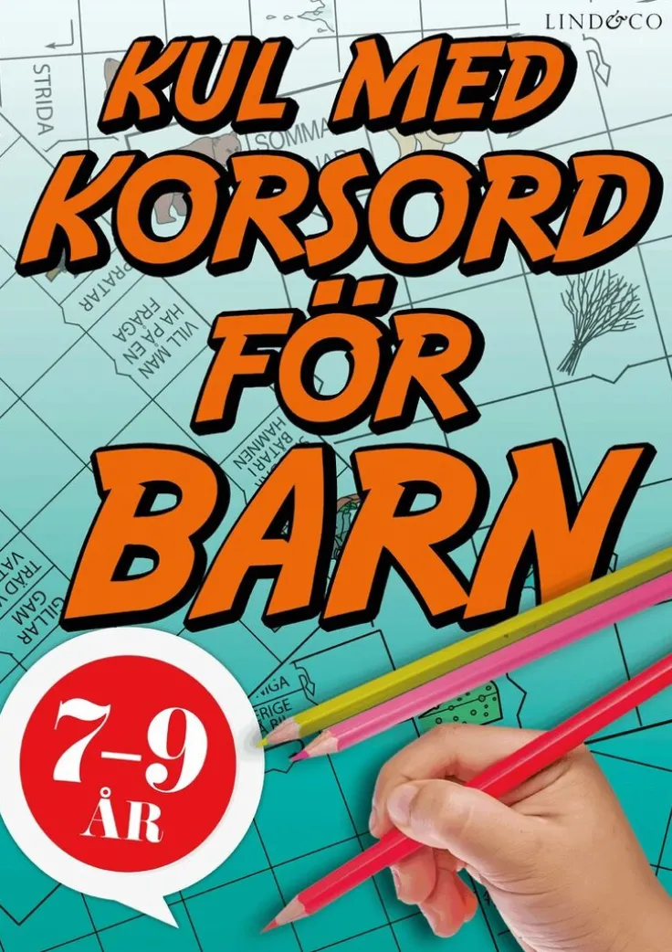Kul med korsord för barn 7-9 år