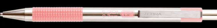 Kulspetspenna 0,7 Zebra F-301 Pastel rosa