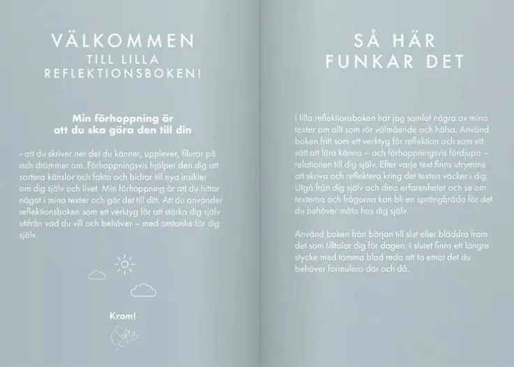 Lilla Reflektionsboken PT-Fia - Sofia Ståhl