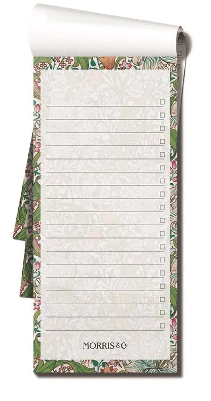 Listblock med magnet 22x10cm - William Morris : Golden Lily
