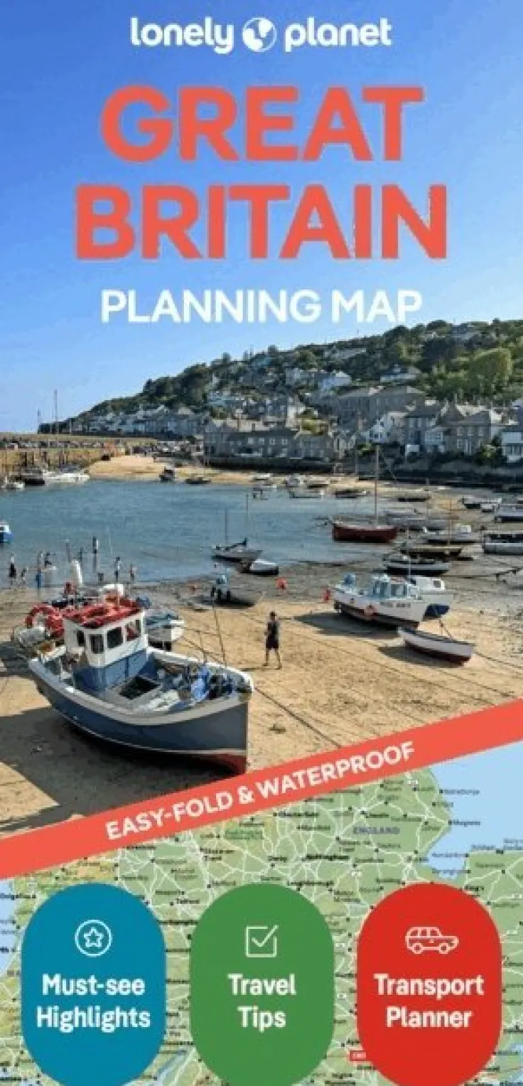 Lonely Planet Great Britain Planning Map