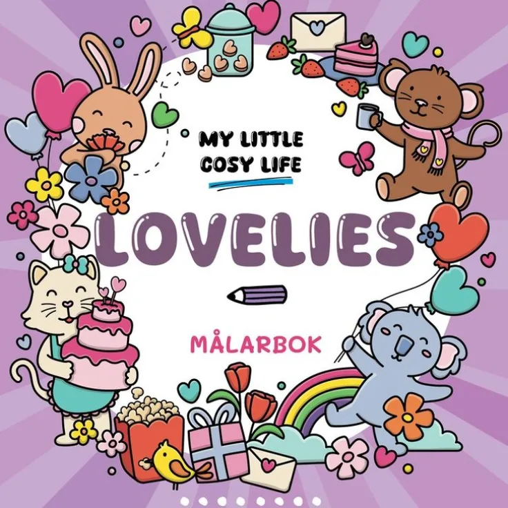 Lovelies. En Cozy Coloring målarbok från My Little Cosy Life