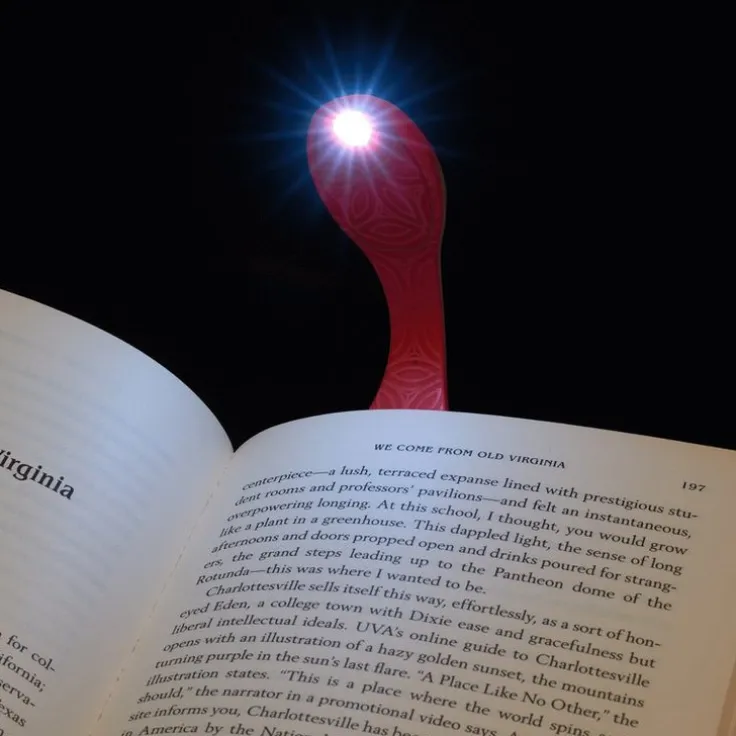 Läslampa Flexilight röd