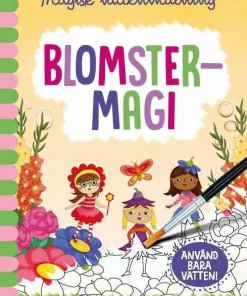 Magisk vattenmålning. Blomstermagi