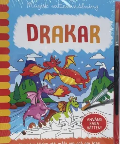 Magisk vattenmålning. Drakar