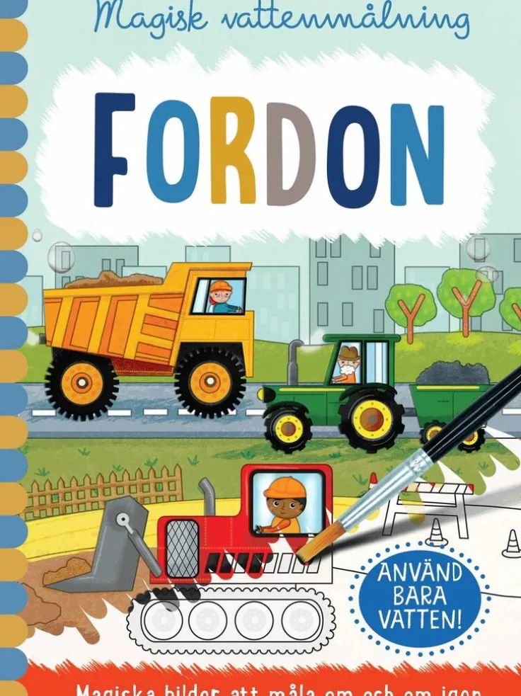 Magisk vattenmålning. Fordon