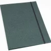 Mapp A4 Paulina canvas grön