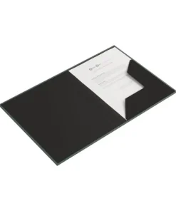Mapp A4 Paulina canvas grön