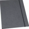 Mapp A4 Paulina canvas svart