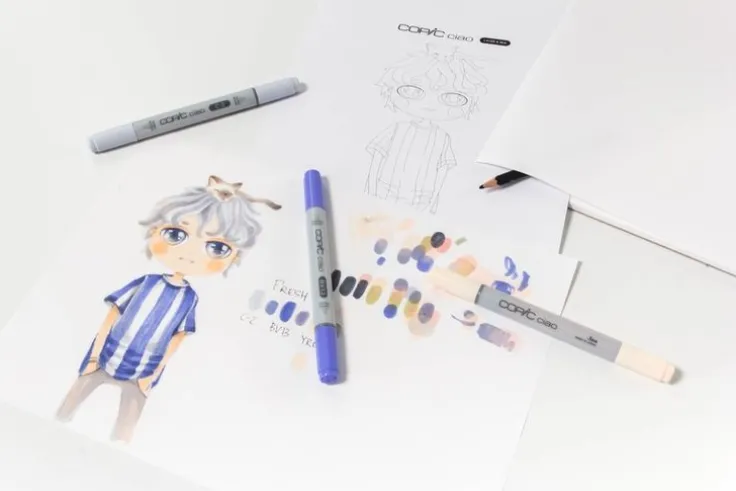 Marker Copic Ciao Layer & Mix 3-pack - Serene Palette