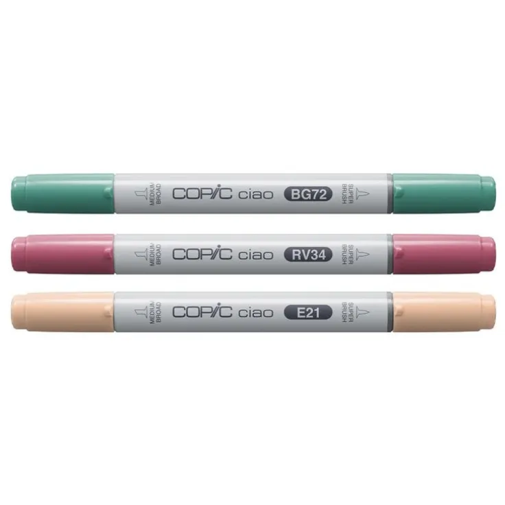 Marker Copic Ciao Layer & Mix 3-pack - Vibrant Palette