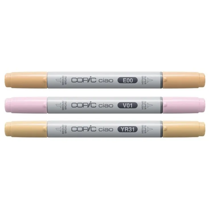 Marker Copic Ciao Layer & Mix 3-pack - Sunset Palette