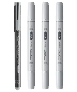 Marker Copic Ciao Shade 4-pack - Light Cool Grey
