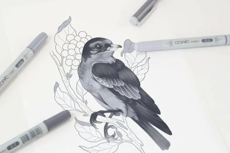 Marker Copic Ciao Shade 4-pack - Dark Cool Grey
