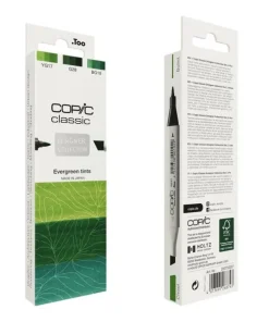 Marker Copic Classic Designer Collection 3-pack - Evergreen tints