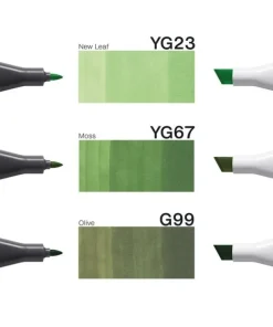 Marker Copic Classic Designer Collection 3-pack - Summer leaf tints