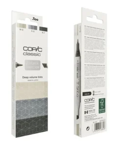 Marker Copic Classic Designer Collection 3-pack - Deep volume tints