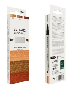 Marker Copic Classic Designer Collection 3-pack - Brick & terra tints