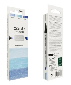 Marker Copic Classic Designer Collection 3-pack - Skyline tints