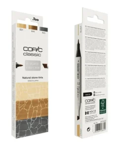 Marker Copic Classic Designer Collection 3-pack - Natural stone tints