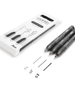 Marker Copic Multiliner Medium 3-pack svart