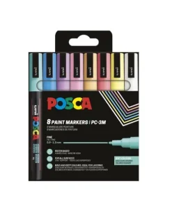 Marker Posca PC-3M 8 pastellfärger