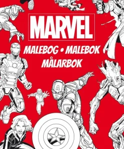 Marvel Delux Målarbok