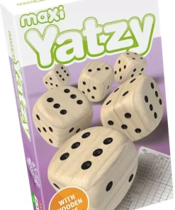 Maxi Yatzy med trätärningar