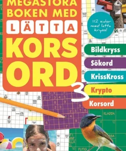 Megastora boken med lätta korsord 3