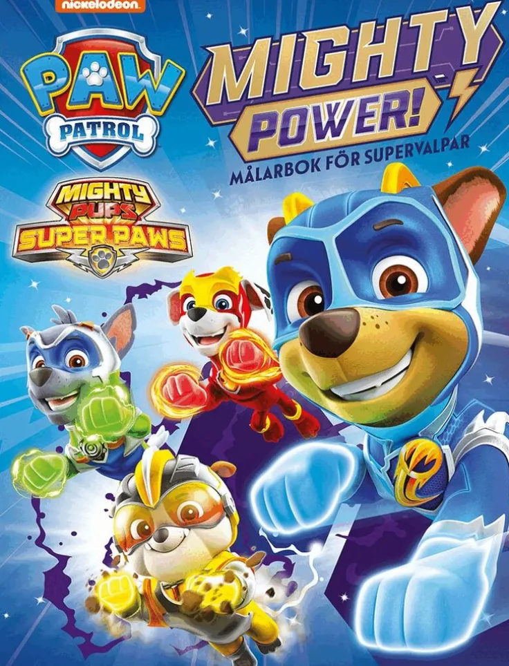 Mighty power! : målarbok för supervalpar