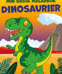 Min bästa målarbok : dinosaurier