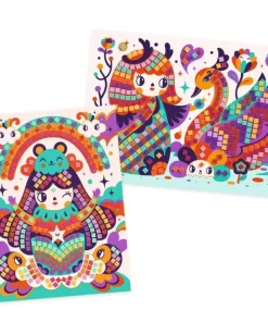 Mosaikpyssel Kokeshi