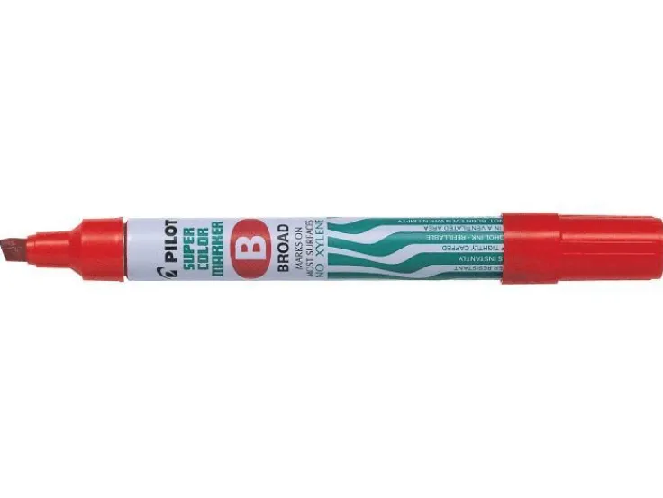 Märkpenna Super Color B röd