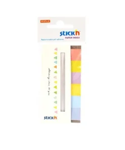 Notisflik 45X15mm papper Candy 6 färger