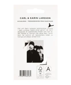 Nyckelring - Carl och Karin Larsson : Trädgårdsscen från Marstrand