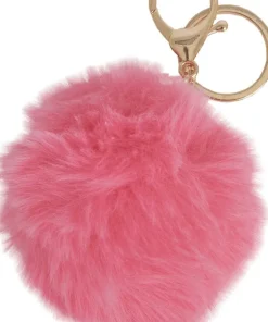 Nyckelring Pom Pom cerise