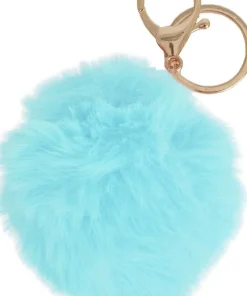 Nyckelring Pom Pom turkos
