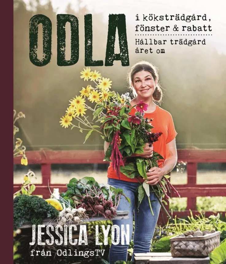 Odla i köksträdgård, fönster & rabatt : hållbar trädgård året om