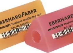 Penngrepp/radergummi Eberhard Faber triangulärt neon