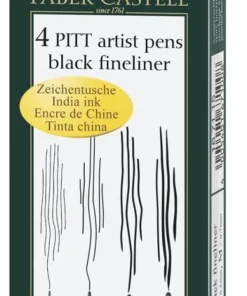 Pennset PITT Artist Pen Fineliner 4-pack svart