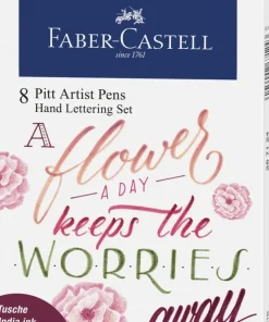 Pennset PITT Artist Pens B 8-pack rosa