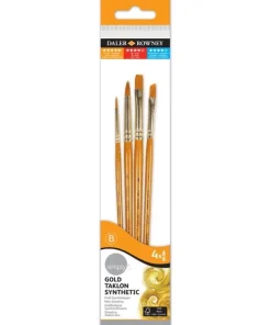 Pensel Simply Art Gold Taklon Nr.1 4-pack